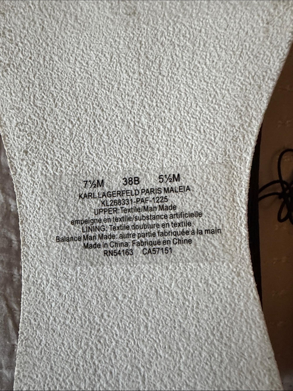 KARL LAGERFELD Paris Ballet Flats - Iconic Emblems Red/White/Gold NWOT 7.5 ❤️ - Picture 6 of 8